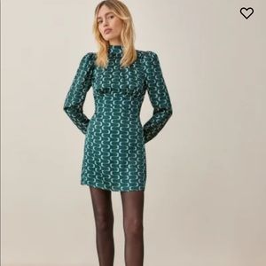Reformation Samuel Silk Dress in Ventura- brand new with tags